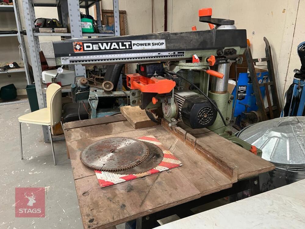 Dewalt Power Shop Radial Arm Saw 8144