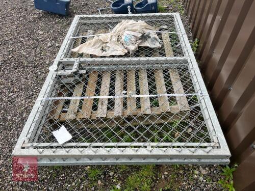 2 69'' X 47'' CHAIN LINK SECURITY GATES