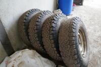 4 BF GOODRICH ALLTERRAIN WHEELS+TYRES - 3