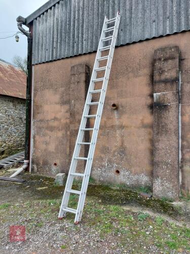 ALUMINIUM EXTENDING LADDER