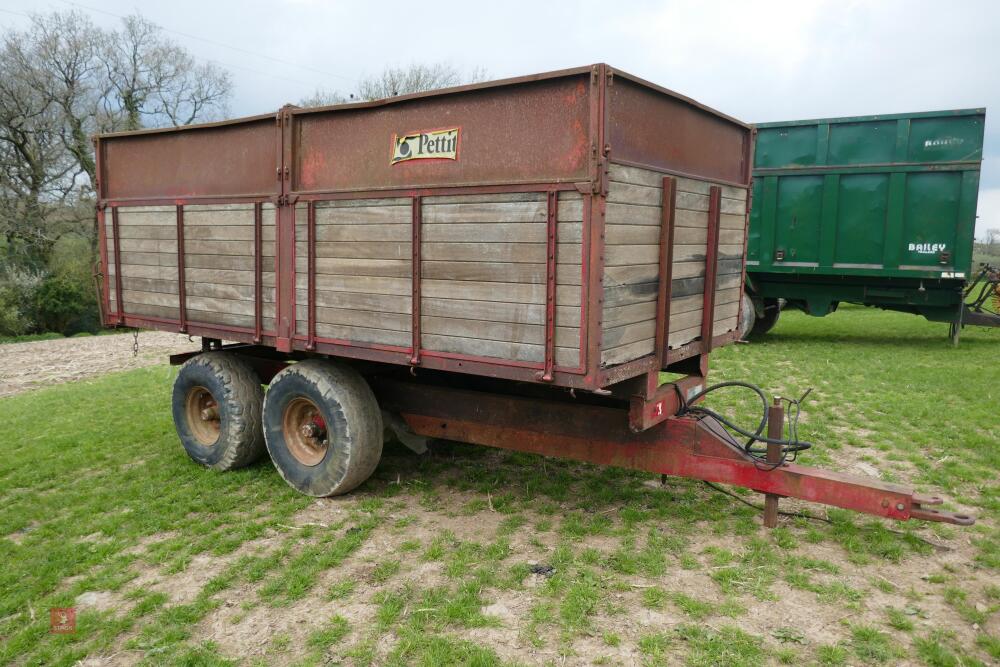 1979 PETTIT 8T TIPPING GRAIN TRAILER