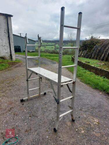 COMBINATION WORK PLATFORM/LADDER