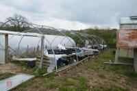 APPROX 16MX6.4MX3M TALL POLYTUNNEL FRAME - 4