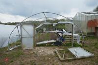 APPROX 16MX6.4MX3M TALL POLYTUNNEL FRAME - 5