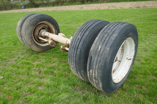 10 STUD TWIN WHEEL AXLE