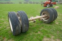 10 STUD TWIN WHEEL AXLE - 2