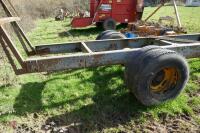 16' SINGLE AXLE BALE TRAILER CHASSIS - 10