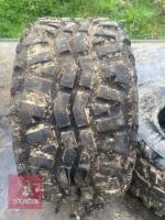 2 X USED ATV TYRES - 2