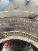 2 X USED ATV TYRES - 5