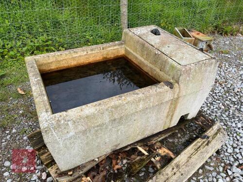 3' 6 CONCRETE WATER TROUGH"