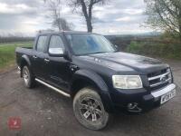 2008 FORD RANGER 4X4 PICK UP - 4