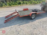 8FT X 4FT FLATBED TRAILER - 8