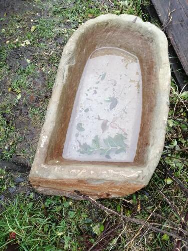 CUT STONE TROUGH