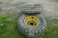 2 x 11.5 80-15.3 WHEELS AND TYRES - 6