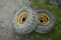 2 x 11.5 80-15.3 WHEELS AND TYRES - 7