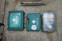 3 FIRST AID BOXES