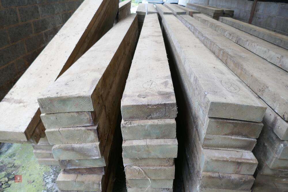 10 3.9M TREATED TIMBER LENGTHS