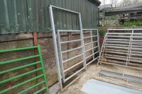 GATED 10' GALVANISED CATTLE HURDLE - 3