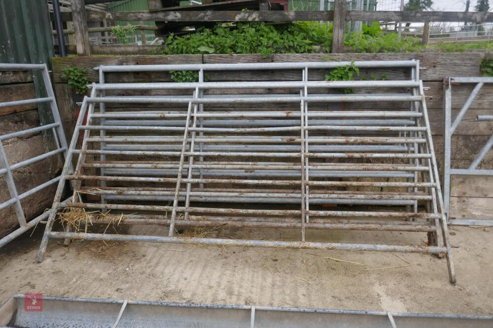 5 X 10' IAE GALVANISED CATTLE HURDLES