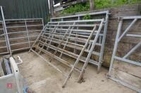 5 X 10' IAE GALVANISED CATTLE HURDLES - 3