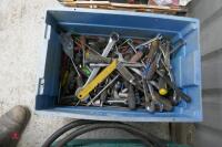 BOX OF WORKSHOP TOOLS (33)