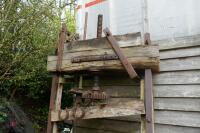 LARGE VINTAGE CIDER PRESS - 3