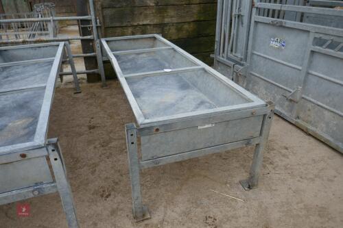 GALVANISED FREESTANDING CATTLE TROUGH(3)