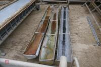 3 8' GALVANISED FEED TROUGHS - 7