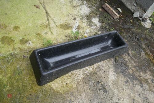 3' PLASTIC FEED TROUGH