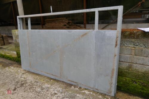 2 9' 5'' GALVANISED SHEETED GATES