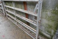 2 IAE 8' GALVANISED GATES - 8