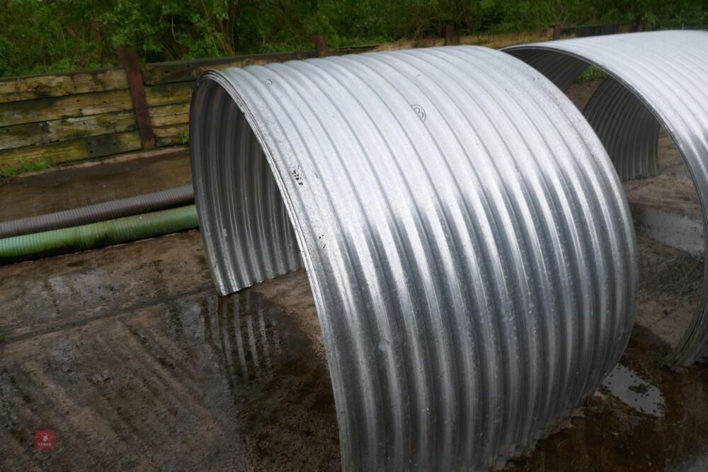 6 GALVANISED PIG ARC SHEETS