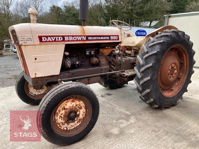 DAVID BROWN SELECTAMATIC 990 2WD TRACTOR