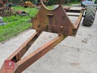 TRAILER CHASSIS FROM MANURE SPREADER - 2