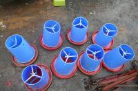 8 BLUE MINOLA FEEDERS (80) - 2