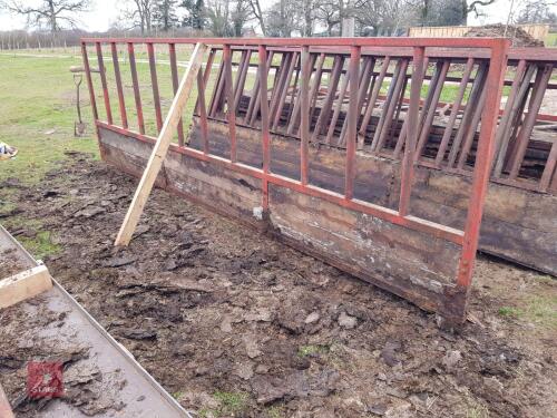 CATTLE FEED BARRIER 14'7'' VERY HEAVY(6)