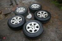 5 LANDROVER DISCOVERY 2 WHEELS+TYRES(87) - 4