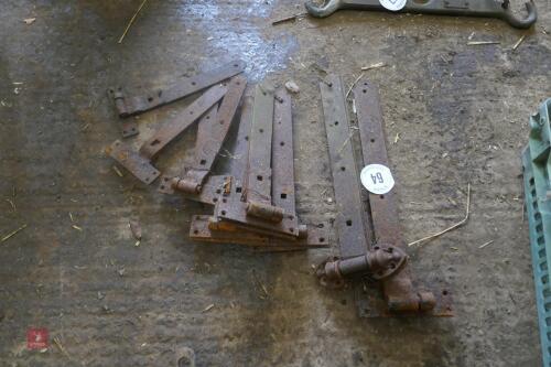 14 ASSORTED HINGES (64)