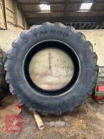 2 X 650/65 R42 TRACTOR TYRES - 3