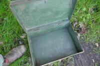 17'' X 12'' X 7'' METAL STORAGE BOX - 2