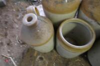 5 STONEWARE JUGS & 1 JAR - 3