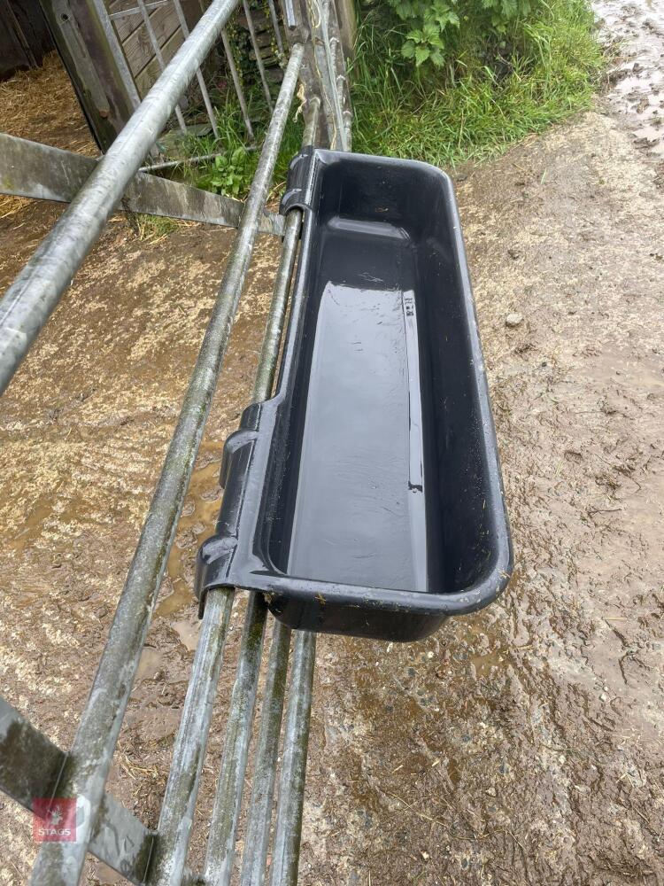 4' PLASTIC HOOK ON TROUGH