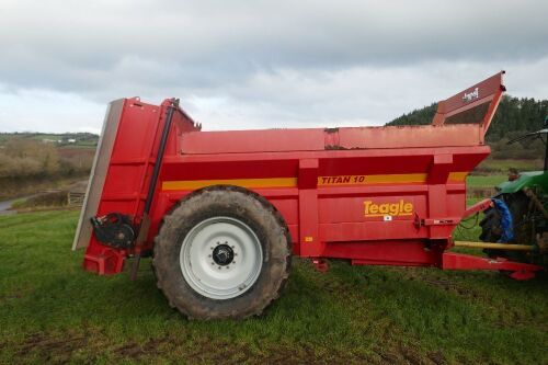 2016 TEAGLE TITAN RD10 DUNG SPREADER