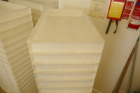 20 X WHITE BAKERY TRAYS - 2