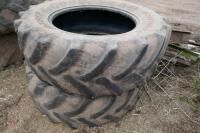 2X GOODYEAR 420/70 R28 TRACTOR TYRES - 2