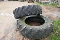 2X 18.4 R38 TRACTOR TYRES - 3