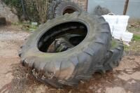 2X 18.4 R38 TRACTOR TYRES - 6