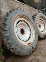 2X 420/80 R46 DUAL WHEELS & TYRES - 3