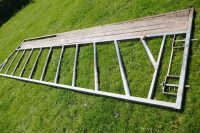 14'7" GALVANISED CATTLE FEED BARRIER - 5