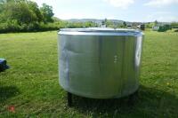 LARGE STAINLESS STEEL VESSEL - 10